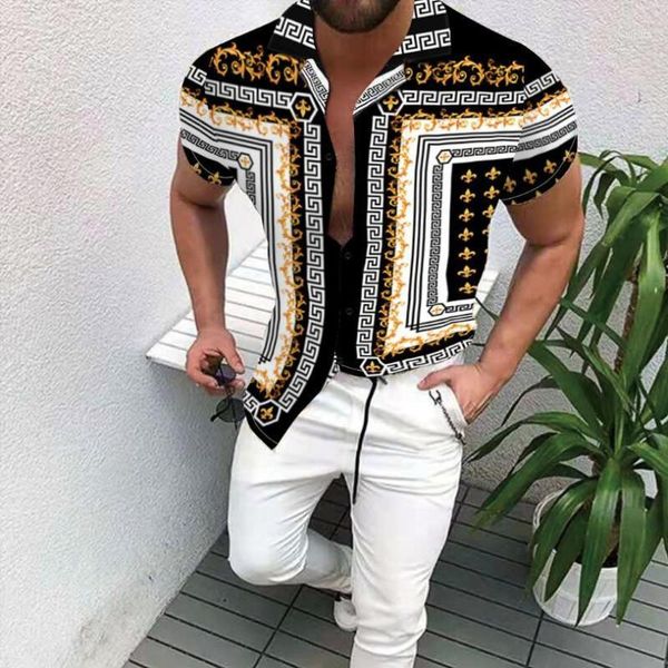 men's casual shirts men short sleeve fashion style summer male slim fit flower good quality man plaid size3xl, White;black
men's casual shirts men short sleeve fashion style summer male slim fit flower good quality man plaid size3xl, White;black