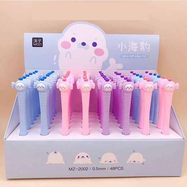 gel pens 48 pcs/lot creative seal pen cartoon 0.5 mm black ink signature school office writing supplies promotional gift
gel pens 48 pcs/lot creative seal pen cartoon 0.5 mm black ink signature school office writing supplies promotional gift