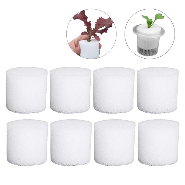 planters & pots planting sponge seed tray flowerpot hydroponics sponges greenhouse soilless 100pcs cylindric vegetable cultivation system