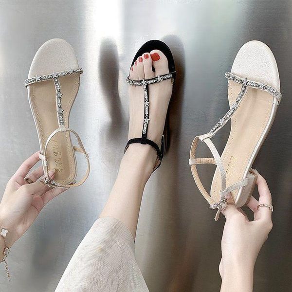 summer woman slippers lady casual beach flip flops sandal women sandals female flats slipper, Black