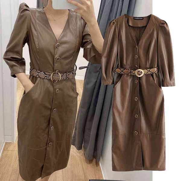 casual dresses women spot imitation leather long dress v-neck sleeve snake skin belt slim waist chic party rtgq, Black;gray
casual dresses women spot imitation leather long dress v-neck sleeve snake skin belt slim waist chic party rtgq, Black;gray