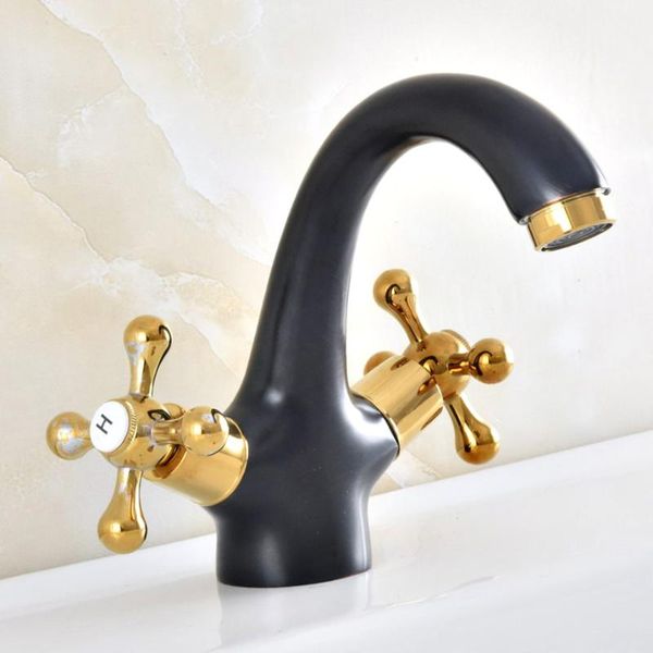 black oil rubbed bronze gold color brass two corss handles bathroom faucet sink basin cold / mixer tap anf479 faucets
black oil rubbed bronze gold color brass two corss handles bathroom faucet sink basin cold / mixer tap anf479 faucets