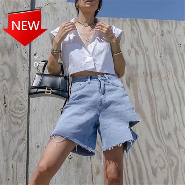 women's jeans trendy ins shorts 2021 summer loose high waist slimming straight ripped wide leg fifth, Blue
women's jeans trendy ins shorts 2021 summer loose high waist slimming straight ripped wide leg fifth, Blue