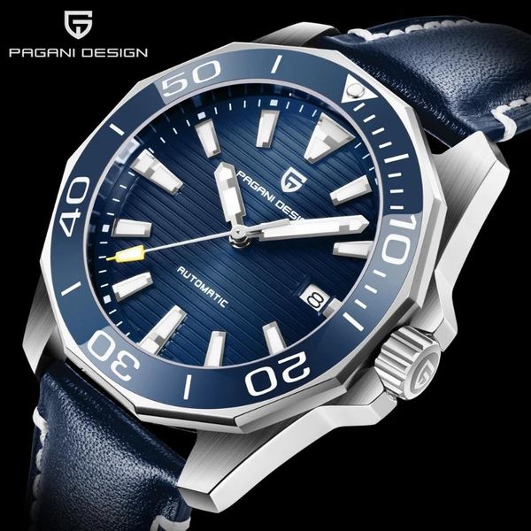 wristwatches pagani design classic luxury men's automatic watch sapphire glass nh35a mechanical stainless steel waterproof, Slivery;brown
wristwatches pagani design classic luxury men's automatic watch sapphire glass nh35a mechanical stainless steel waterproof, Slivery;brown