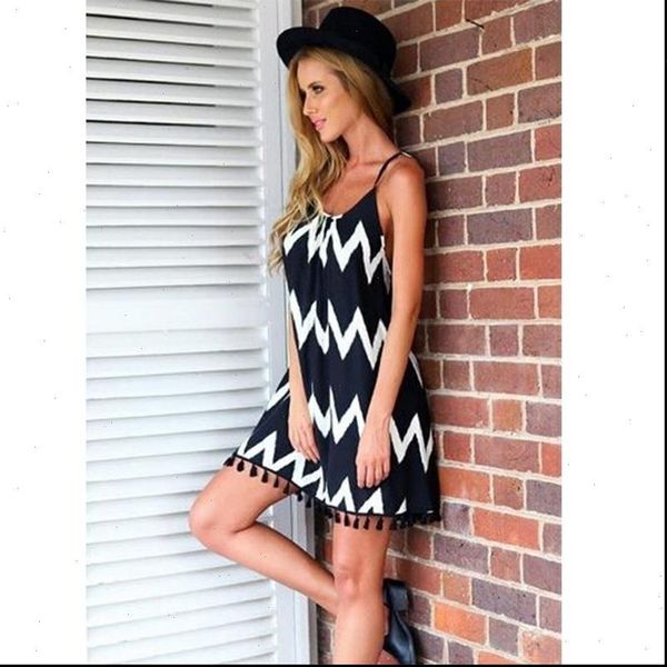 women dresses fashion casual loose wavy sling tassel dress spaghetti strap backless sma66, Black;gray
women dresses fashion casual loose wavy sling tassel dress spaghetti strap backless sma66, Black;gray