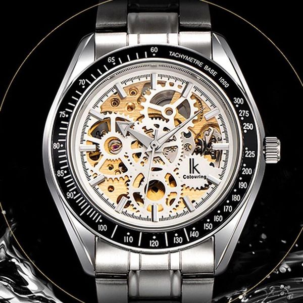 wristwatches ik colouring full steel luminous automatic mechanical watches men transparent hollow skeleton military watch, Slivery;brown
wristwatches ik colouring full steel luminous automatic mechanical watches men transparent hollow skeleton military watch, Slivery;brown