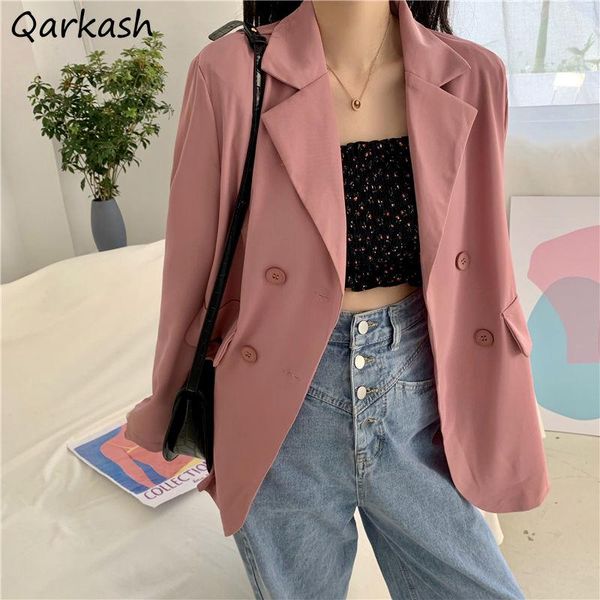 women's suits & blazers women pockets loose chic fashion all-match outwear spring streetwear womens harajuku ropa para mujer simple, White;black
women's suits & blazers women pockets loose chic fashion all-match outwear spring streetwear womens harajuku ropa para mujer simple, White;black