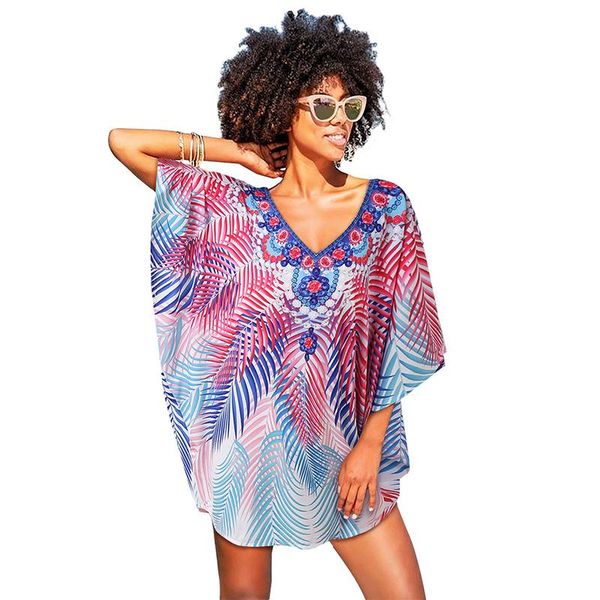 women bikini cover up swimwear swimsuit bathing suit half see through short sleeve blouses summer beach dress blue 's women's, White;black
women bikini cover up swimwear swimsuit bathing suit half see through short sleeve blouses summer beach dress blue 's women's, White;black