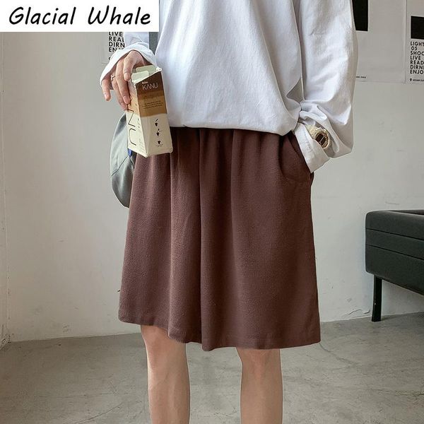 men's shorts glacialwhale mens baggy solid short pants men 2021 joggers male sweatpants streetwear trousers korean wide leg for, White;black
men's shorts glacialwhale mens baggy solid short pants men 2021 joggers male sweatpants streetwear trousers korean wide leg for, White;black