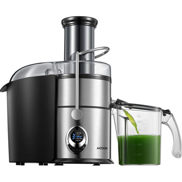 aicook 800w juicer machines, juice and vegetable extractor 5-speed touch screen, 3.1'' big mouth
aicook 800w juicer machines, juice and vegetable extractor 5-speed touch screen, 3.1'' big mouth