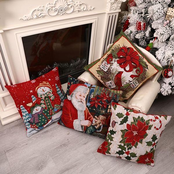 pillow case pillowcase christmas cushion red sofa cover decor polyester printed for home
pillow case pillowcase christmas cushion red sofa cover decor polyester printed for home