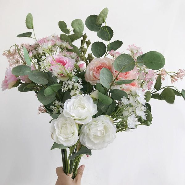 artificial hand tie rose flower silk flowers tea bouquet wedding decoration bride decorative & wreaths
artificial hand tie rose flower silk flowers tea bouquet wedding decoration bride decorative & wreaths