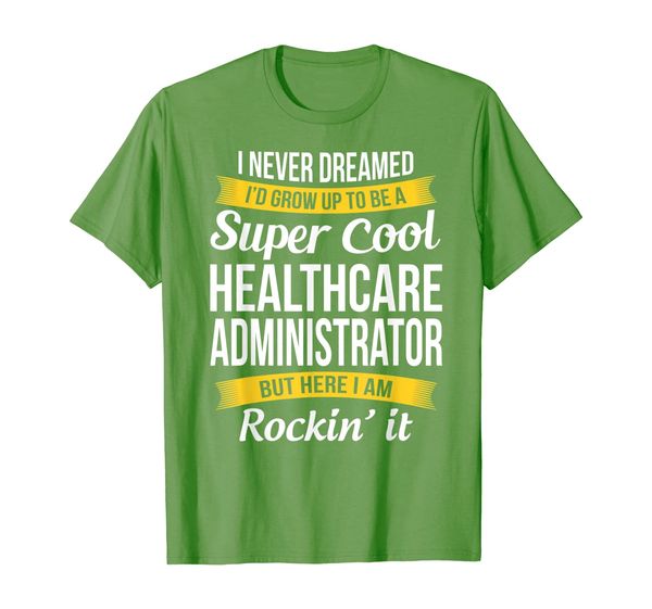 super cool healthcare administrator t-shirt funny gift, White;black
super cool healthcare administrator t-shirt funny gift, White;black