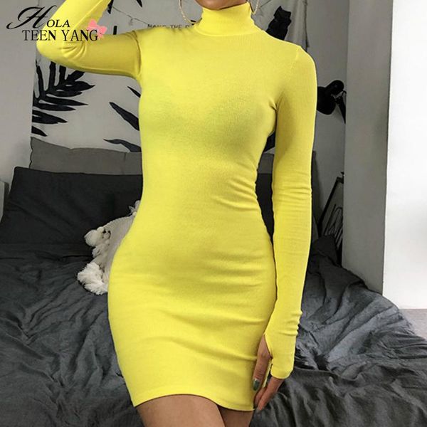 casual dresses holateenyang autumn turtleneck long sleeve women bodycon mini dress knitted sheath party clubwear elegant 2021, Black;gray
casual dresses holateenyang autumn turtleneck long sleeve women bodycon mini dress knitted sheath party clubwear elegant 2021, Black;gray