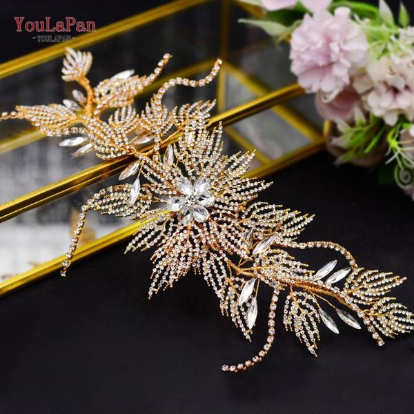 youlapan hp380 shinny bridal headband for bride gold alloy flower women tiara hair jewelry rhinestone wedding accessories clips & barrettes, Golden;silver
youlapan hp380 shinny bridal headband for bride gold alloy flower women tiara hair jewelry rhinestone wedding accessories clips & barrettes, Golden;silver