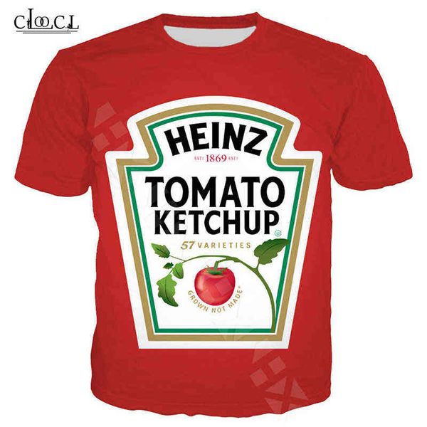 casual men t shirt tomato ketchup t shirt pattern 3d print red black white tees fashion t-shirts harajuku streetwear y220214, White;black
casual men t shirt tomato ketchup t shirt pattern 3d print red black white tees fashion t-shirts harajuku streetwear y220214, White;black