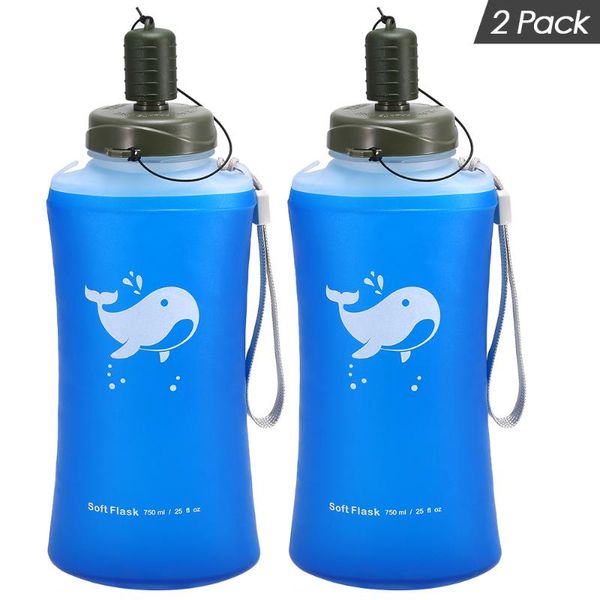 water bottle 2 pack reusable sport travel portable soft hydration flask 750ml ultralight outdoor camping hiking tpu wide opening
water bottle 2 pack reusable sport travel portable soft hydration flask 750ml ultralight outdoor camping hiking tpu wide opening