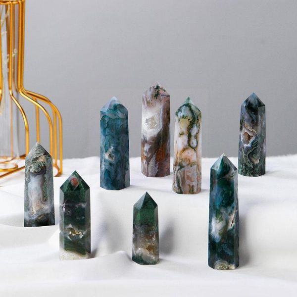 decorative objects & figurines 1pc natural crystal healing stone point hexagonal decoration wand ornaments amethyst home energy column quart
decorative objects & figurines 1pc natural crystal healing stone point hexagonal decoration wand ornaments amethyst home energy column quart