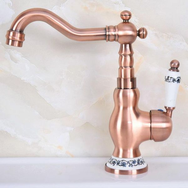 bathroom sink faucets antique red copper basin taps single handle deck faucet and cold water mixer tnf639
bathroom sink faucets antique red copper basin taps single handle deck faucet and cold water mixer tnf639