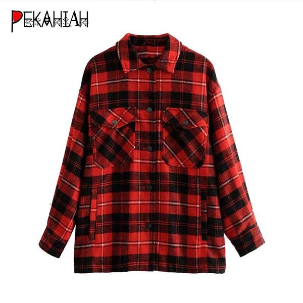 women's jackets autumn jacket women fashion oversized red plaid for casual pockets long sleeve coats and coat, Black;brown
women's jackets autumn jacket women fashion oversized red plaid for casual pockets long sleeve coats and coat, Black;brown