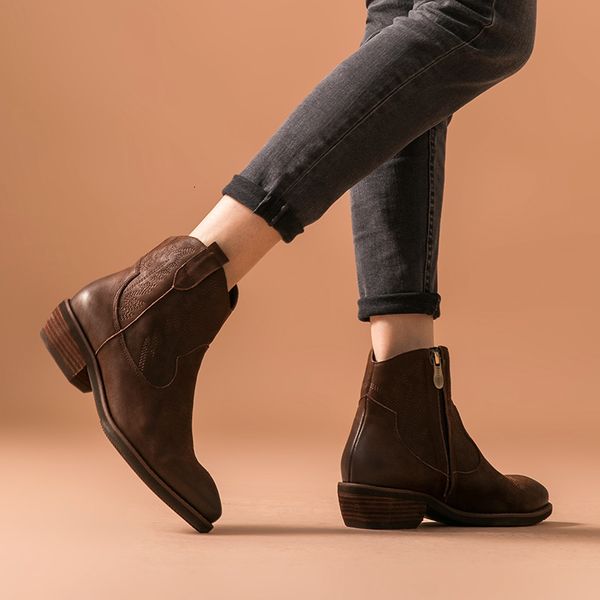 boots western boots women genuine cow leather ankle booties pointed toe sewing block heel ladies shoes handmade 03290, Black
boots western boots women genuine cow leather ankle booties pointed toe sewing block heel ladies shoes handmade 03290, Black