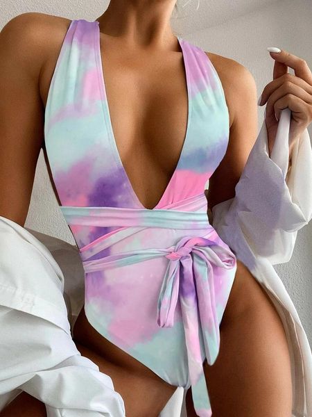 women's swimwear 2021 european and american fashion printed one-piece bikini swimsuit triangle multicolor women, White;black
women's swimwear 2021 european and american fashion printed one-piece bikini swimsuit triangle multicolor women, White;black