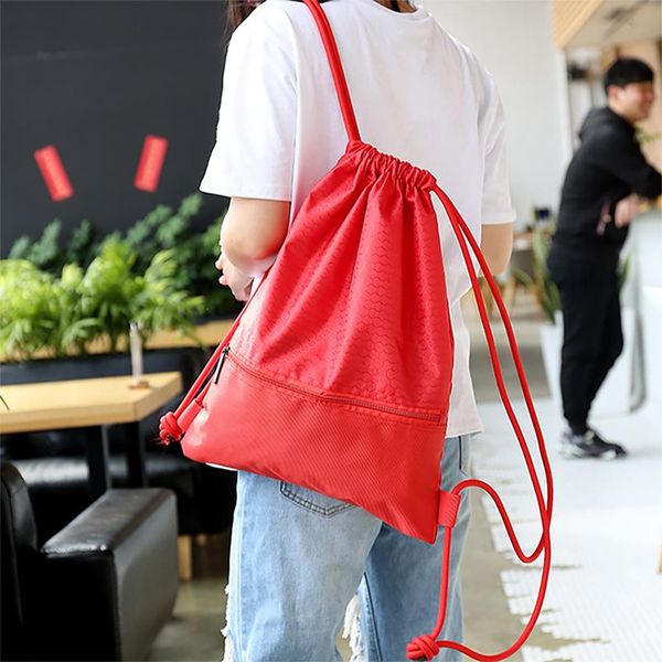 portable women men drawstring backpack large capacity shoulders bag travel casual shoes clothes storage girls nylon zipper
portable women men drawstring backpack large capacity shoulders bag travel casual shoes clothes storage girls nylon zipper