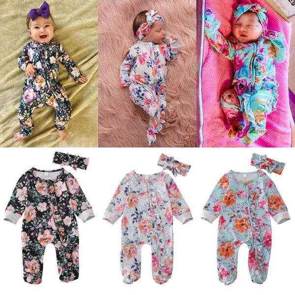 footies 2pcs born baby girl 0-6m autumn clothes floral long sleeve ruffle romper bodysuit+flower bow headband sleepwear pyjamas, Blue
footies 2pcs born baby girl 0-6m autumn clothes floral long sleeve ruffle romper bodysuit+flower bow headband sleepwear pyjamas, Blue