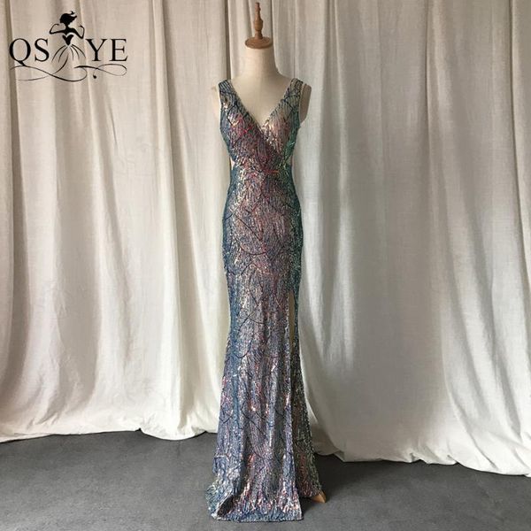 colorful sequin evening dresses long mermaid prom gown glitter v neck patten lace formal party dress hollow waist, White;black
colorful sequin evening dresses long mermaid prom gown glitter v neck patten lace formal party dress hollow waist, White;black