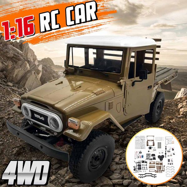 wpl metal edition unassembled kit 116 4wd rc truck kit for children boys car model gift off-road truck vehicles with motor
wpl metal edition unassembled kit 116 4wd rc truck kit for children boys car model gift off-road truck vehicles with motor