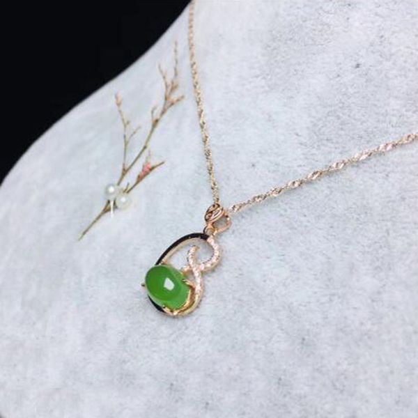 boutique jewelry hetian jade jasper heart inaly pendant s925 silver necklace, Black;brown
boutique jewelry hetian jade jasper heart inaly pendant s925 silver necklace, Black;brown