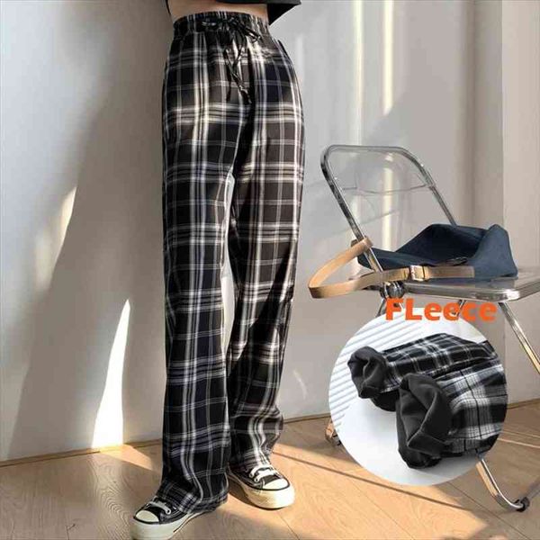 warm plaid pants for women winter fleece trousers za 2022 harajuku vintage korean fashion y2k womens pants trend, Black;white
warm plaid pants for women winter fleece trousers za 2022 harajuku vintage korean fashion y2k womens pants trend, Black;white