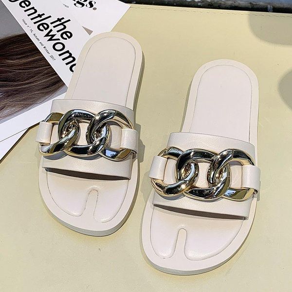 summer ladies slippers women metal decoration fashion flat bottom comfortable home shoes, Black
summer ladies slippers women metal decoration fashion flat bottom comfortable home shoes, Black
