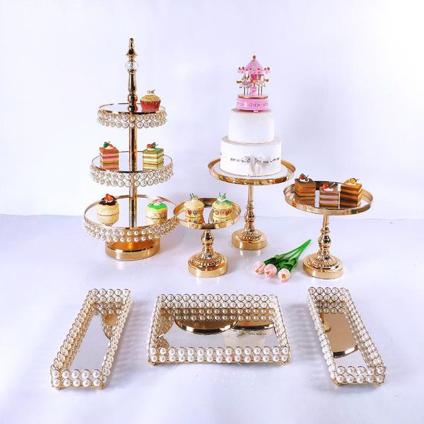 other bakeware 7pcs cake stand set beautiful tray 3 tier gold cupcake dessert display decoration tools wedding acrylic mirror
other bakeware 7pcs cake stand set beautiful tray 3 tier gold cupcake dessert display decoration tools wedding acrylic mirror