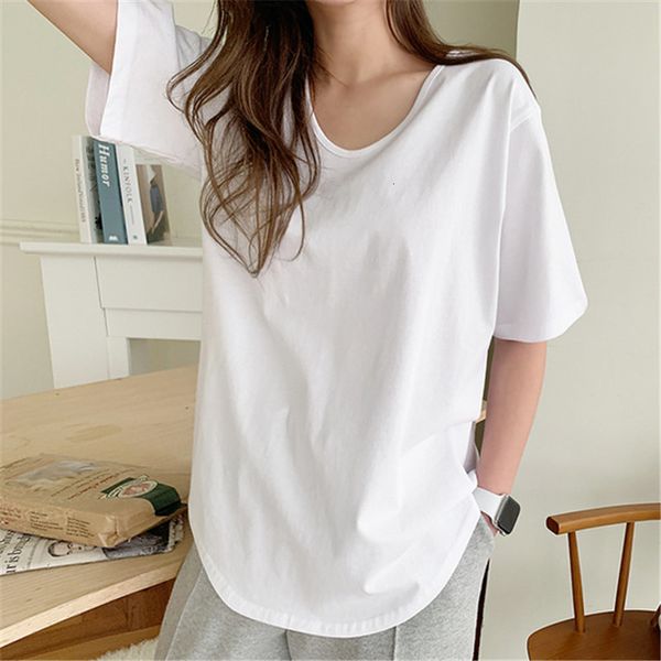 women's blouses & shirts hzirip sleeves short casual all the elegant game minimalist femme summer loose solid cotton brief chic t-shir, White
women's blouses & shirts hzirip sleeves short casual all the elegant game minimalist femme summer loose solid cotton brief chic t-shir, White