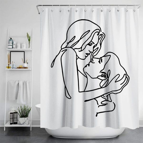 shower curtains simple character sketch stripe prints waterproof polyester curtain home decoration bathroom
shower curtains simple character sketch stripe prints waterproof polyester curtain home decoration bathroom