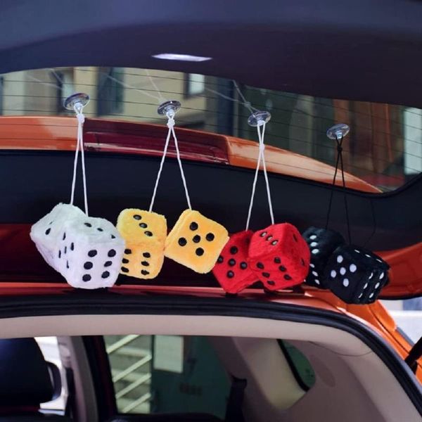 interior decorations car accessories air freshener 1 pair of dice dot plush ornaments pendant with suction cup perfume
interior decorations car accessories air freshener 1 pair of dice dot plush ornaments pendant with suction cup perfume