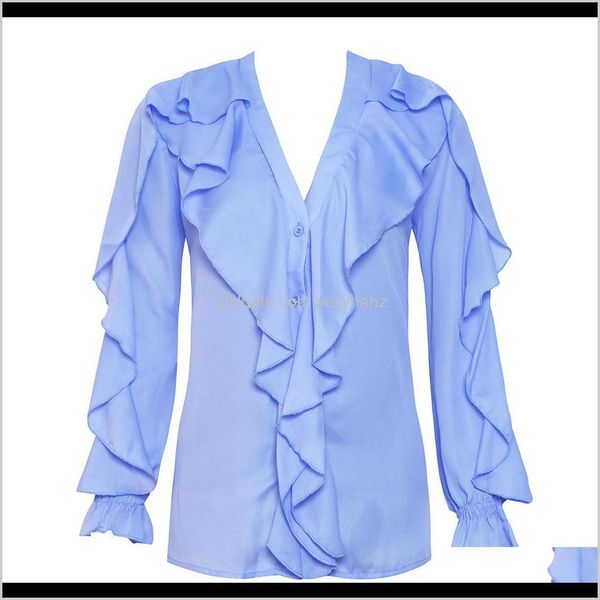 & womens apparel drop delivery 2021 shirt clothing ruffle bell sleeve ladies shirts senior summer clothes women blouses office warm gvhu, White
& womens apparel drop delivery 2021 shirt clothing ruffle bell sleeve ladies shirts senior summer clothes women blouses office warm gvhu, White