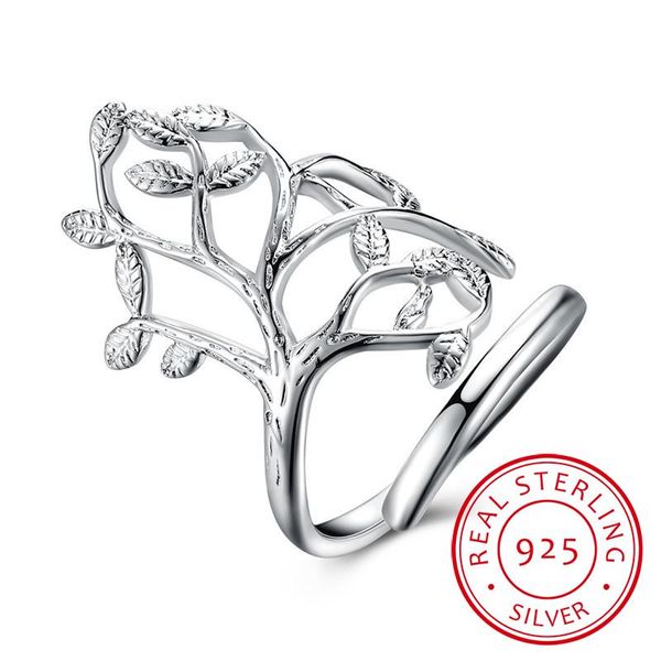 sterling silver sprouting little tree open ring for women adjustable size shaped wrap fine jewelry cluster rings, Golden;silver
sterling silver sprouting little tree open ring for women adjustable size shaped wrap fine jewelry cluster rings, Golden;silver