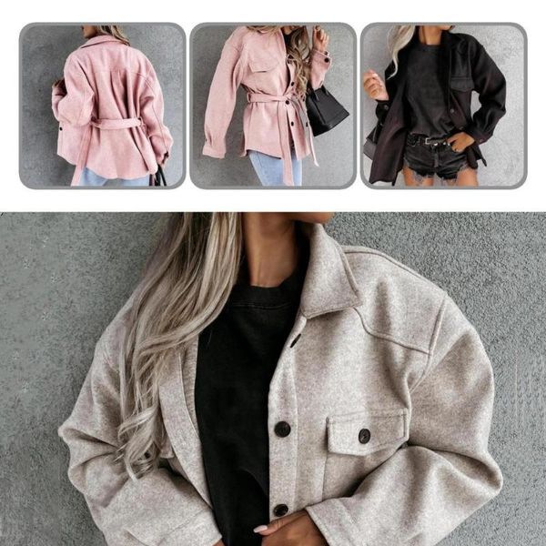 women's jackets elegant great turn-down collar warm winter coat thick autumn single-breasted for outdoor, Black;brown
women's jackets elegant great turn-down collar warm winter coat thick autumn single-breasted for outdoor, Black;brown