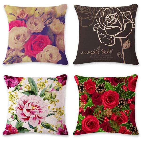 korean style small fresh flowers rose cushion cover throw pillow cotton linen decorative pillowcases for sofa car cushion/decorative
korean style small fresh flowers rose cushion cover throw pillow cotton linen decorative pillowcases for sofa car cushion/decorative