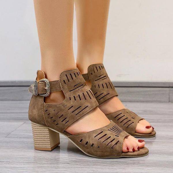 sandals hollow out mid heel summer slip-on buckle ladies shoes artificial open toe casual wedding pumps women sandalias88, Black
sandals hollow out mid heel summer slip-on buckle ladies shoes artificial open toe casual wedding pumps women sandalias88, Black
