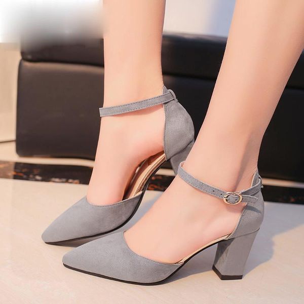 dress shoes nice sandalias femeninas high heels autumn flock pointed sandals female summer mujer s040, Black
dress shoes nice sandalias femeninas high heels autumn flock pointed sandals female summer mujer s040, Black