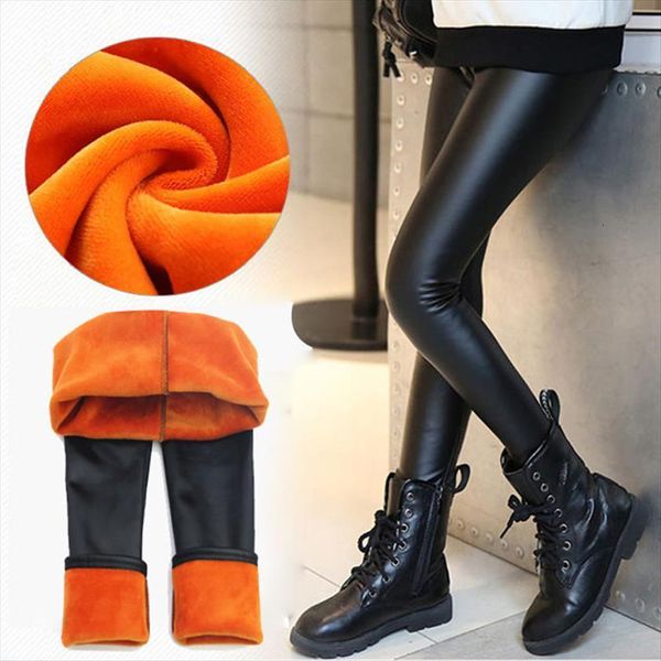 girls winter leather pants kids thick velvet warm slim pencil children leggings infant solid faux pu trousers, Blue
girls winter leather pants kids thick velvet warm slim pencil children leggings infant solid faux pu trousers, Blue