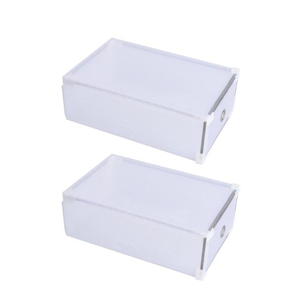 clothing & wardrobe storage 2pcs transparent shoes organizer drawer type box for girls (white)
clothing & wardrobe storage 2pcs transparent shoes organizer drawer type box for girls (white)