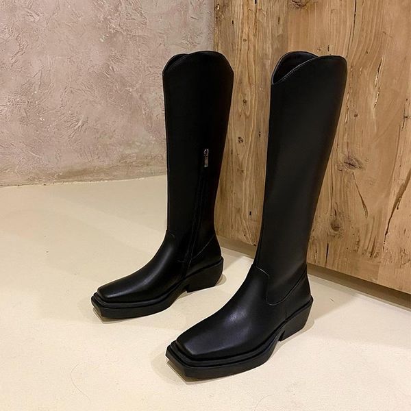 boots fashion style cow leather shoes woman knee high autumn winter snow thick heel platform silver black zipper boot
boots fashion style cow leather shoes woman knee high autumn winter snow thick heel platform silver black zipper boot