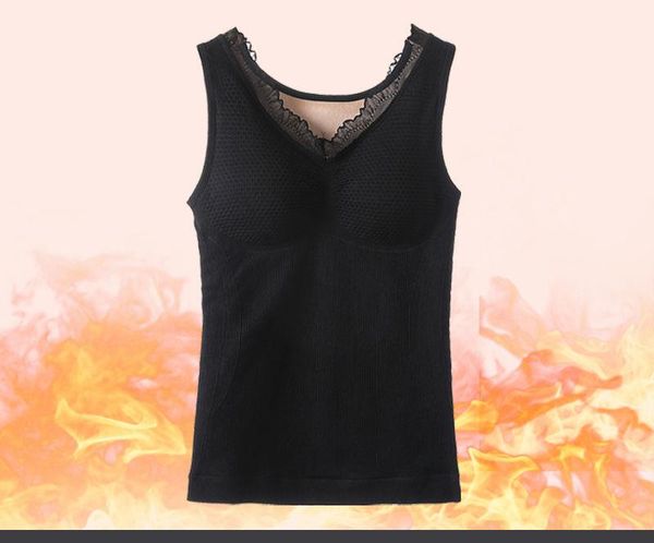 camisoles & tanks women 2021 autumn winter fashion v-neck lace vest female thick warm tight tank tps ladies thermal underwear e104, Black;white
camisoles & tanks women 2021 autumn winter fashion v-neck lace vest female thick warm tight tank tps ladies thermal underwear e104, Black;white
