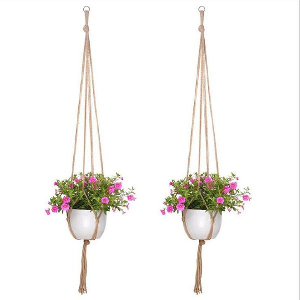 planters & pots handmade macrame flower pot hanging basket knotted rope flowerpot net bag horticultural home door balcony courtyard garden d
planters & pots handmade macrame flower pot hanging basket knotted rope flowerpot net bag horticultural home door balcony courtyard garden d