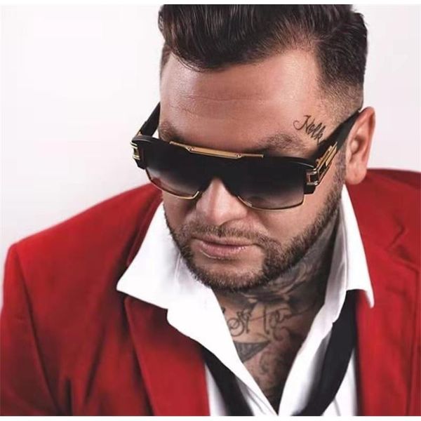 sunglasses fashionable anti blue flat lens men's and women's box colorful reflective punk glasses, White;black
sunglasses fashionable anti blue flat lens men's and women's box colorful reflective punk glasses, White;black