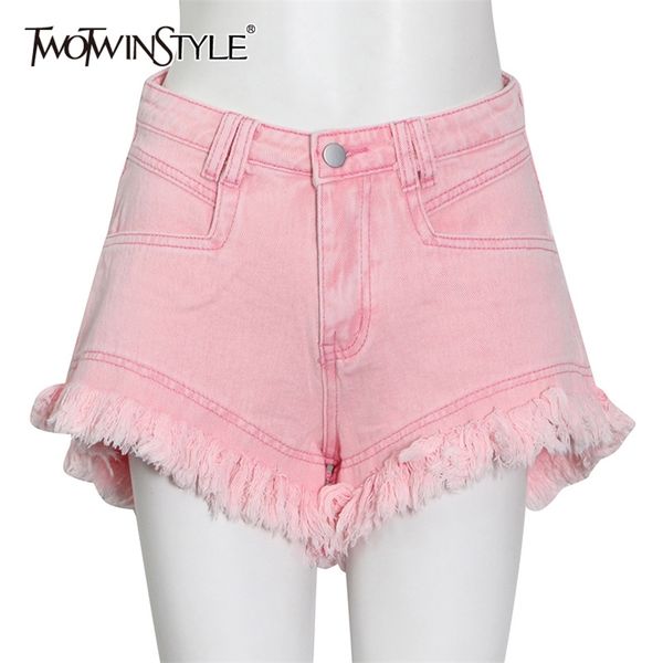 pink patchwork tassel denim short pants for women high waist casual loose shorts female summer fashion clothes 210521, White;black
pink patchwork tassel denim short pants for women high waist casual loose shorts female summer fashion clothes 210521, White;black